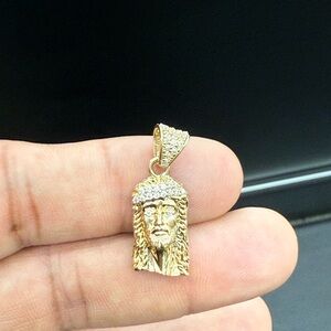10kt Real Gold jesus Pendant